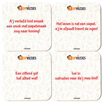 Bierviltjes met Drentse gezegden - Afbeelding 2
