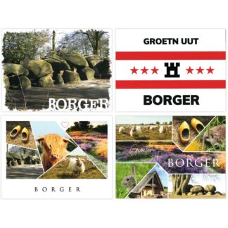 Set ansichtkaarten Borger